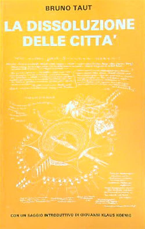 La dissoluzione delle città - Bruno Taut - copertina