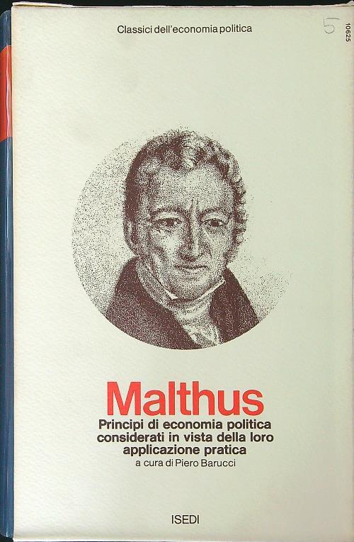 Malthaus - Piero Barucci - copertina