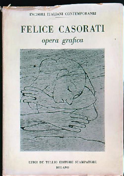Felice Casorati opera grafica - copertina