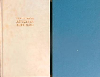 Le sottilissime astuzie di Bertoldo - Giulio Cesare Croce - copertina