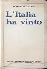 L' Italia ha vinto