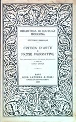 Critica d'arte e prose narrative