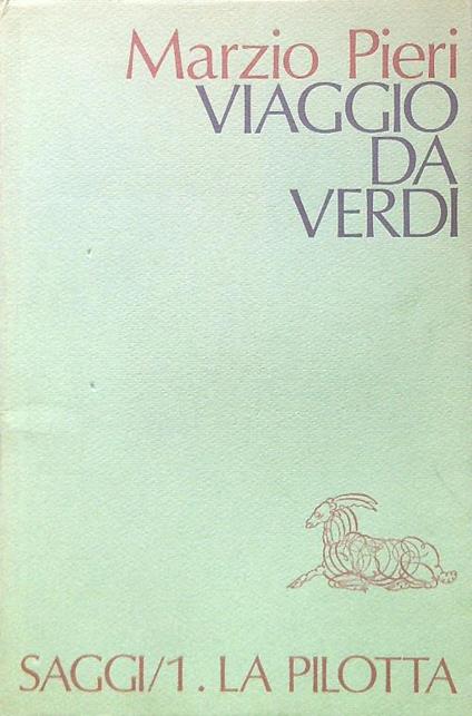 Viaggio da Verdi - Marzio Pieri - copertina