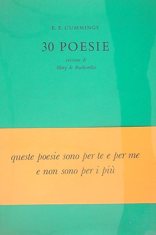 30 poesie - E.E. Cummings - copertina