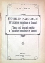 Indirizzo inaugurale - L'alleanza della democrazia socialista