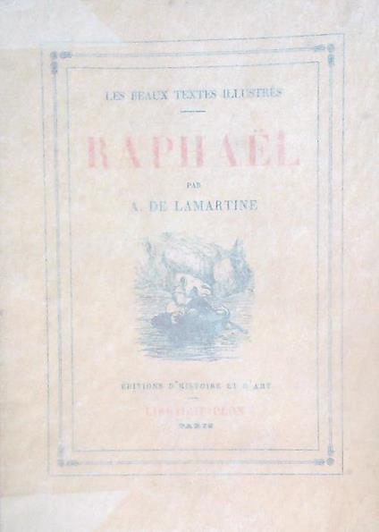 Raphael - A. De La Martine - copertina