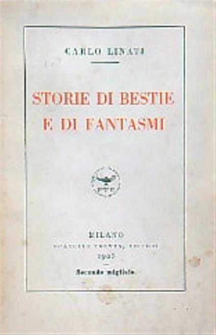 Storie di bestie e fantasmi  - Carlo Linati - copertina