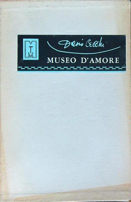 Museo d'amore - Dario Cecchi - copertina