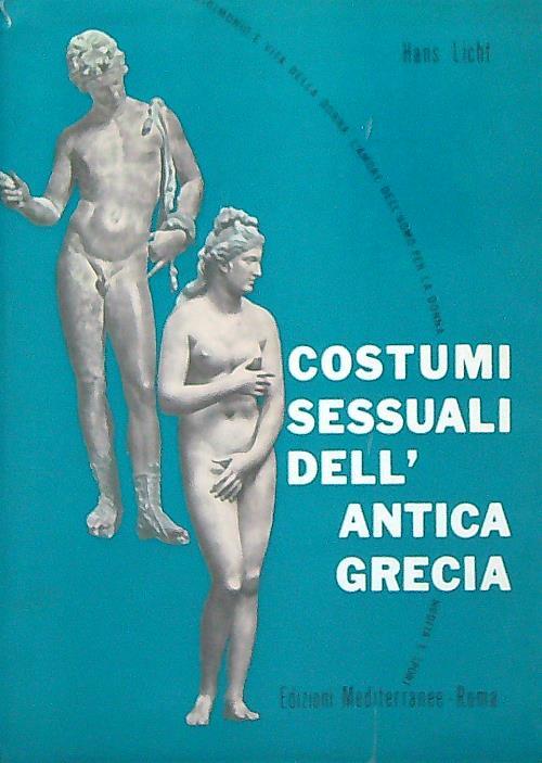 Costumi sessuali dell'antica Grecia - Hans Licht - copertina
