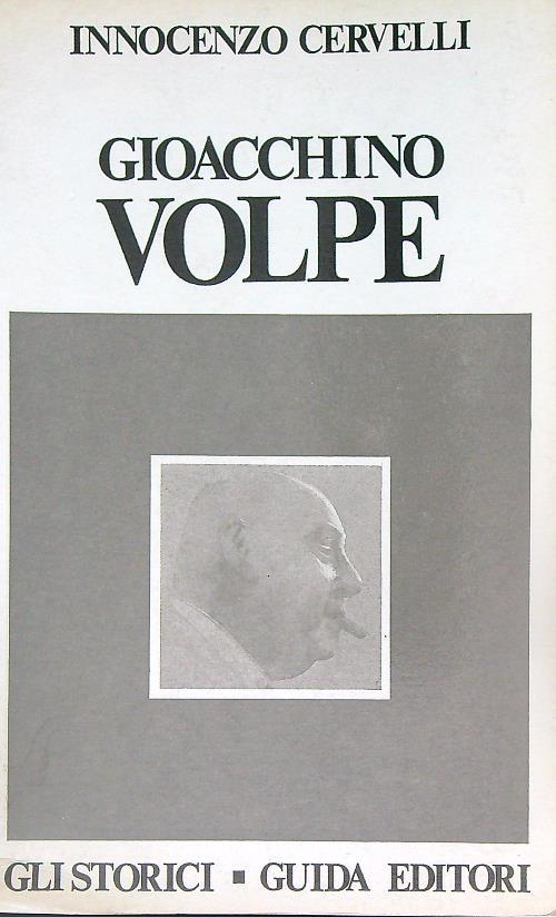 Gioacchino Volpe - Innocenzo Cervelli - copertina