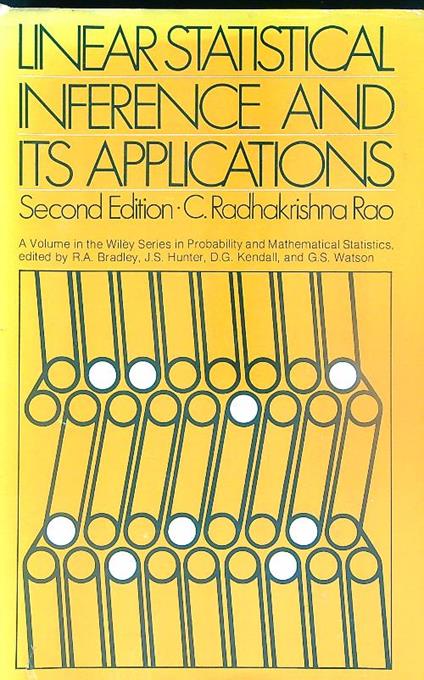Linear Statistical Inference and its Applications: Second Editon - C. Radhakrishna Rao - copertina