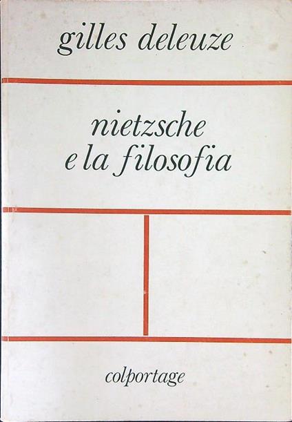 Nietzsche e la filosofia - Gilles Deleuze - copertina