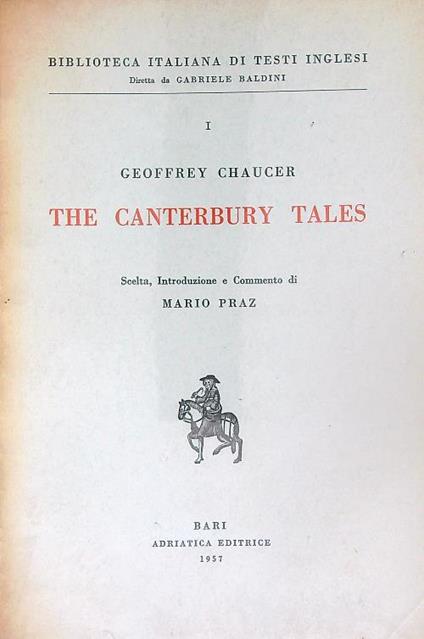 The Canterbury Tales  - Geoffrey Chaucer - copertina