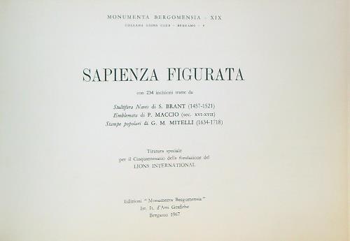 Sapienza figurata - copertina