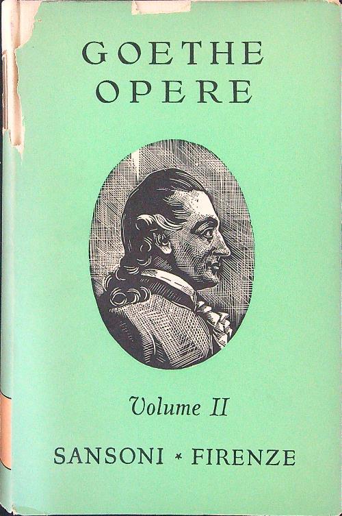 Opere Vol II - Goethe - copertina