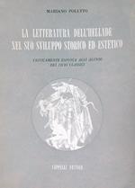 La letteratura dell'Hellade nel suo sviluppo storico ed estetico