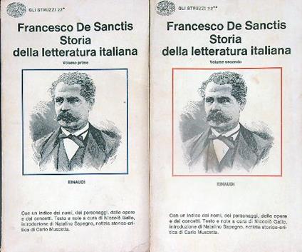 Storia della letteratura italiana. 2vv - Francesco De Sanctis - copertina