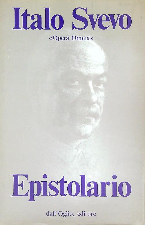 Epistolario - Italo Svevo - copertina