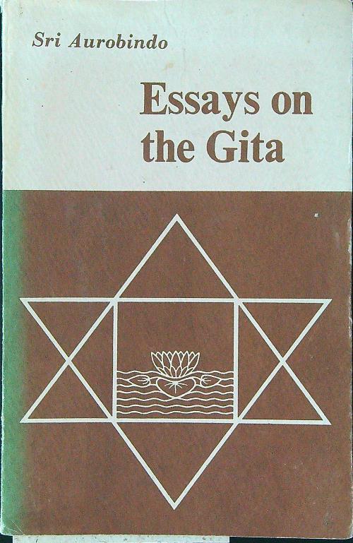Essays on the Gita - Sri Aurobindo - copertina