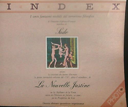 Index Sade. La nouvelle Justine - copertina