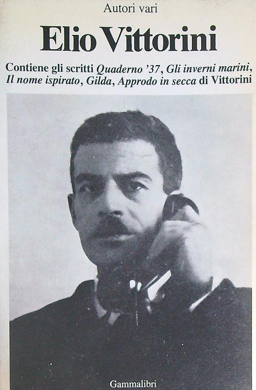 Elio Vittorini - copertina