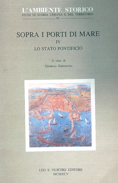 Sopra i porti di mare. 4vv - Giorgio Simoncini - copertina