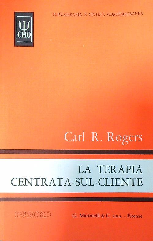 La terapia centrata-sul-cliente - Carl Rogers - copertina