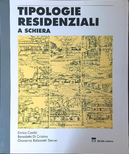 Tipologie residenziali a schiera - copertina