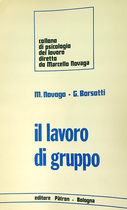 Il lavoro di gruppo - M. Novaga - copertina