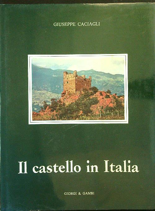 Il  castello in Italia - Giuseppe Caciagli - copertina