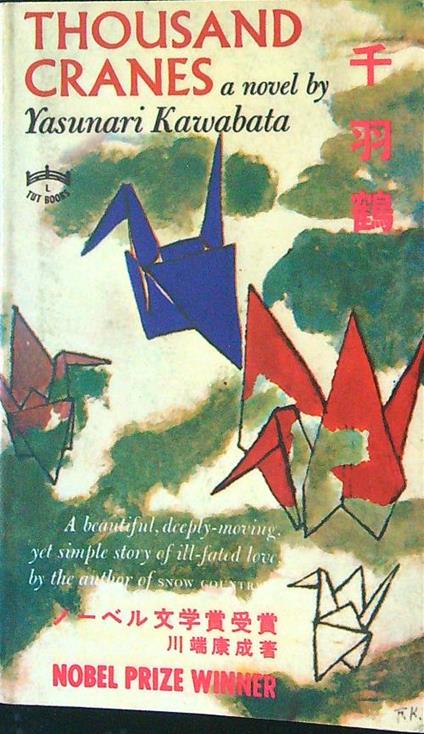 Thousand cranes - Yasunari Kawabata - copertina