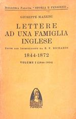 Lettere ad una famiglia inglese 1844 - 1872. 3vv