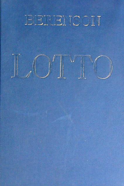 Lotto - Bernard Berenson - copertina