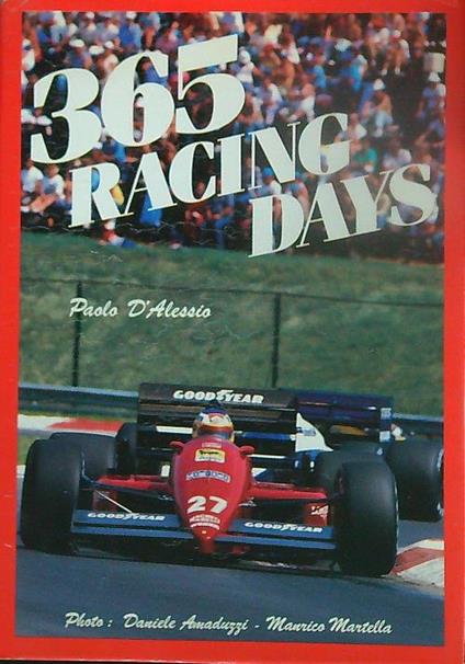 365 racing days 1987 - Paolo D'Alessio - copertina