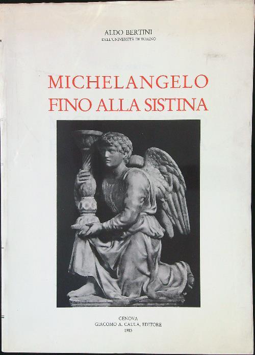 Michelangelo fino alla Sistina - Aldo Bertini - copertina