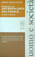 Manuale di antropologia culturale storia e metodo