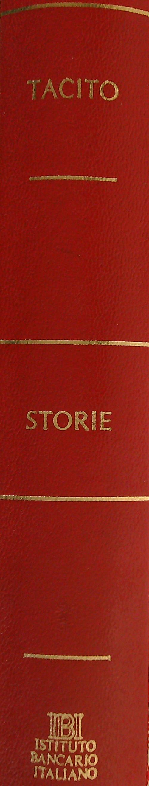 Storie - Tacito - copertina