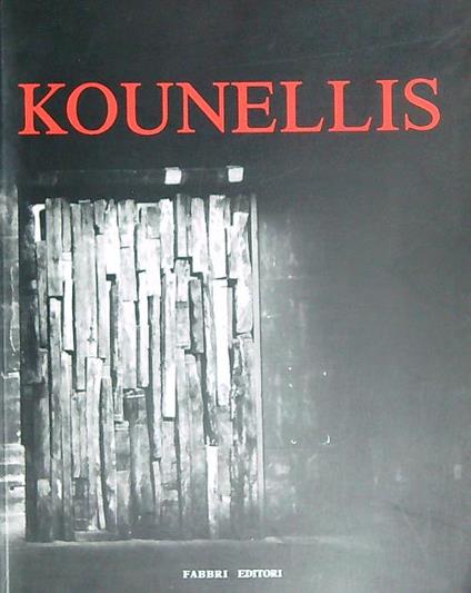 Kounellis - Germano Celant - copertina