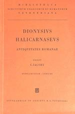 Dionysii Halicarnasei. Antiquitates Romanae. Supplementum Indices
