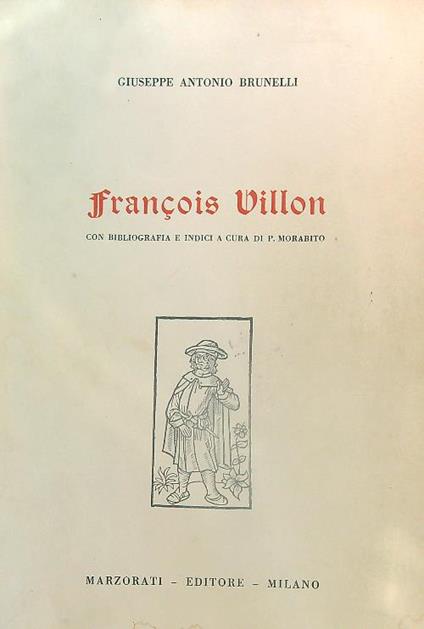 Francois Villon - Giuseppe Brunelli - copertina