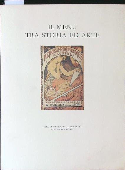Il  menu tra storia ed arte - copertina
