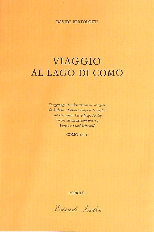 Viaggio al lago di Como  - Davide Bertolotti - copertina