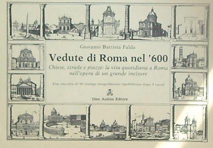Vedute di Roma nel '600 - Giovanni Falda - copertina