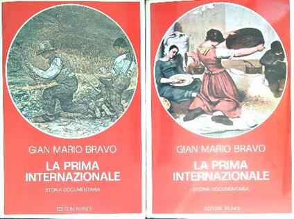 La Prima internazionale. 2vv - Gian Mario Bravo - copertina