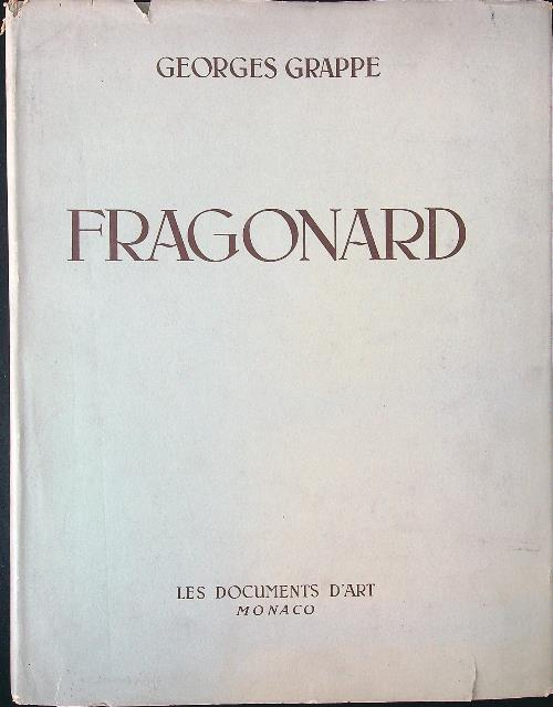 Fragonard - Georges Grappe - copertina