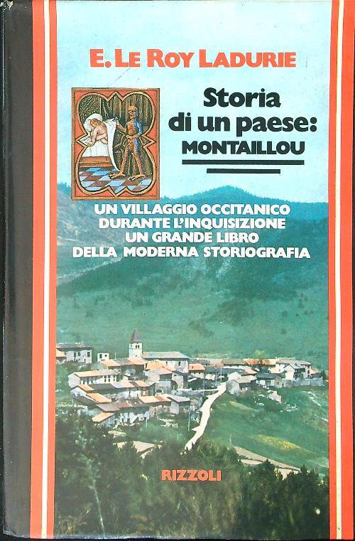 Storia di un paese: Montaillou - e. Le Roy Ladurie - copertina