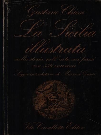 La  Sicilia illustrata - Gustavo Chiesi - copertina