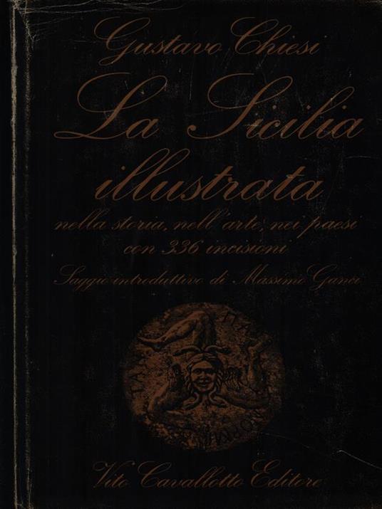 La  Sicilia illustrata - Gustavo Chiesi - copertina