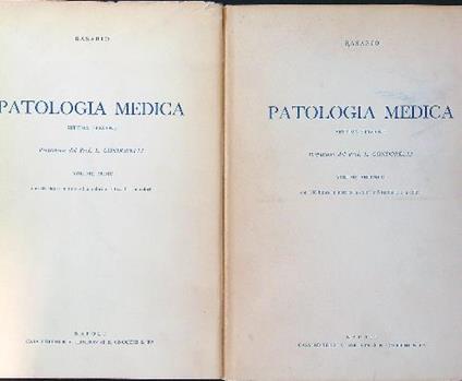 Patologia medica 2 voll. - G. M. Rasario - copertina