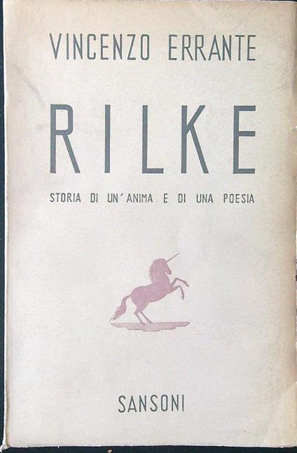 Rilke - Vincenzo Errante - copertina